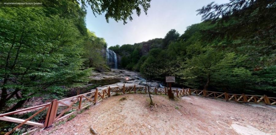 SUUÇTU ŞELALESİ SANAL TUR İLE DÜNYAYA AÇILDI