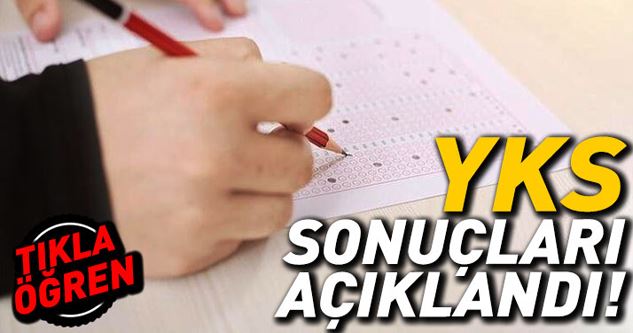 YKS sonuçları açıklandı!