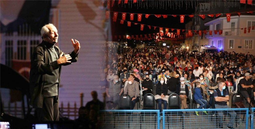 GENCO ERKAL, KURTULUŞ GÜNÜNDE AHMED ARİF ŞİİRLERİYLE MUDANYA’DAYDI