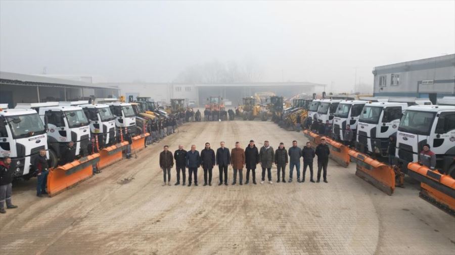 İnegöl Belediyesi Kış Hazırlıklarını Tamamladı