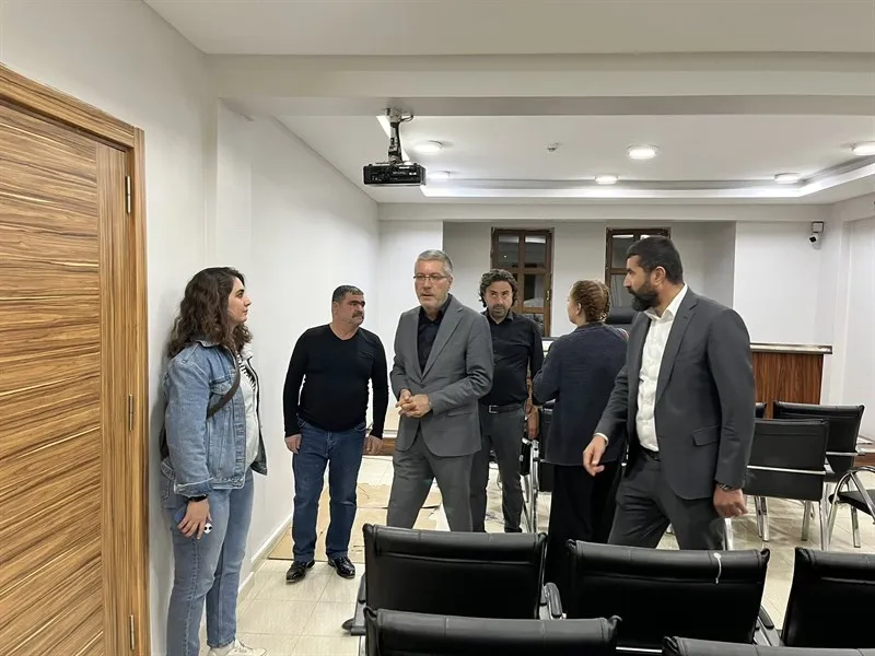 EŞBAŞKAN SÖYLEMEZ, KADIN DAYANIŞMA MERKEZİ'NDEKİ ÇALIŞMALARI YERİNDE İNCELEDİ.