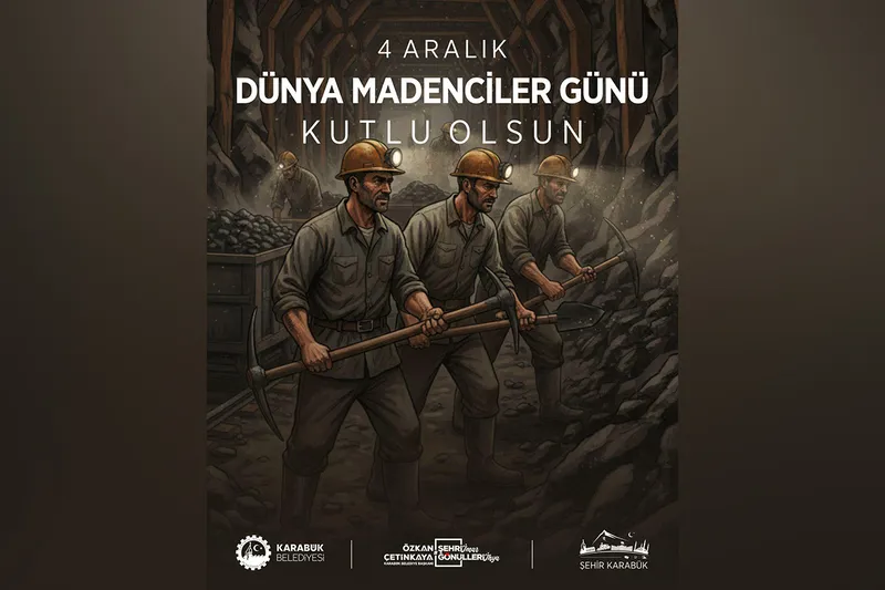 Karabük Belediye Başkanı Çetinkaya, Dünya Madenciler Günü