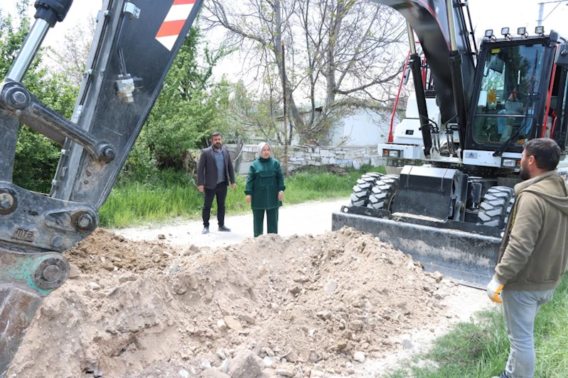 Selçuklu Mahallesi Yeni İçme Suyu Hat Çalışmaları Devam Ediyor