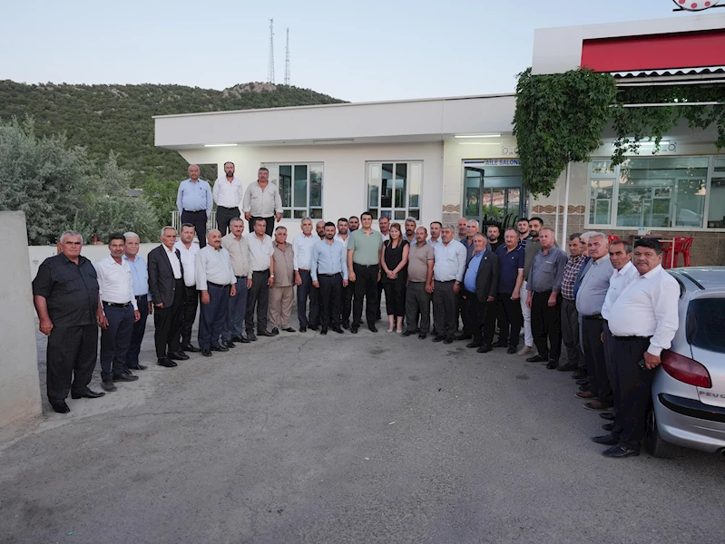 BAŞKAN YILMAZ 42 MAHALLE MUHTARI İLE BİR ARAYA GELDİ