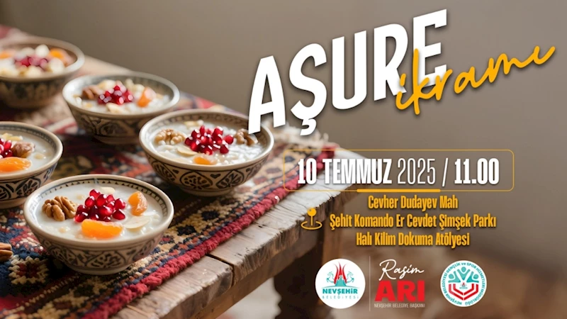 Nevşehir Belediyesi Kursiyerlerimiz Aşure İkram Edecek