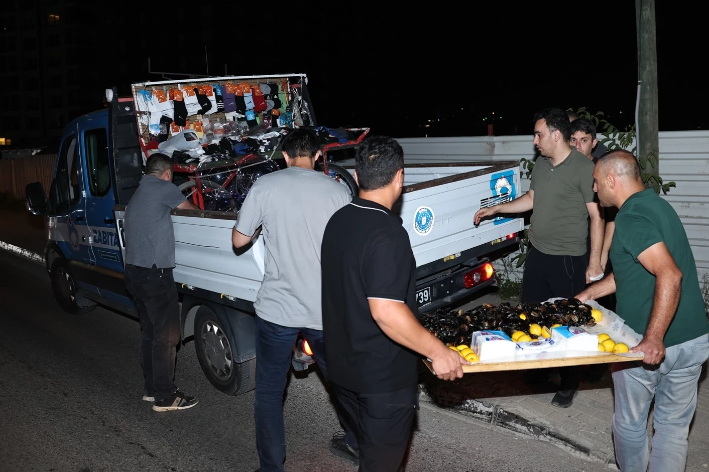 Bursa Nilüfer’de seyyar satıcı operasyonu