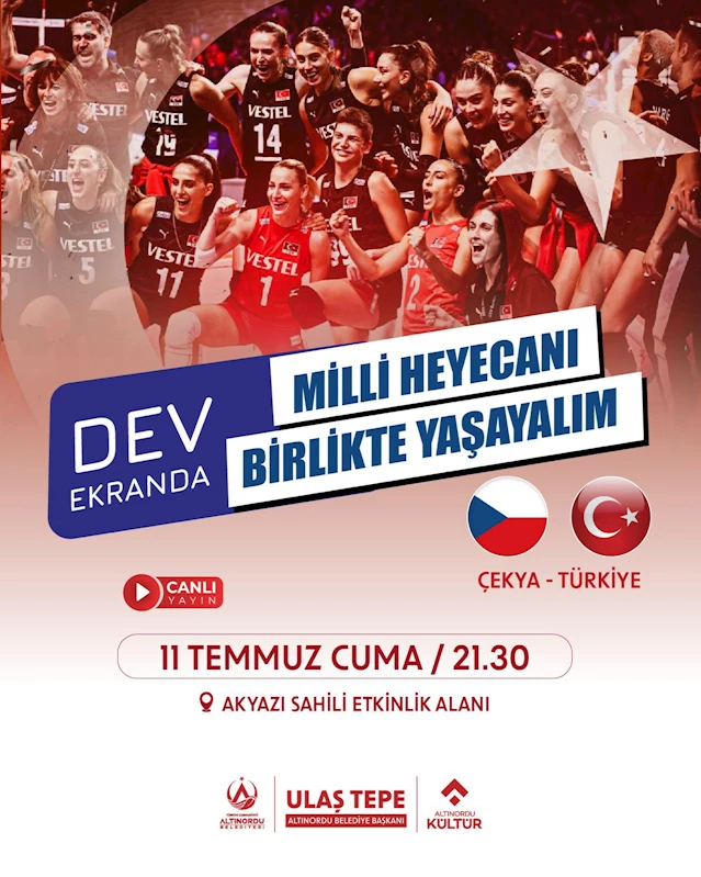 MİLLİ MAÇ HEYECANI 3 GÜN BOYUNCA DEV EKRANDA