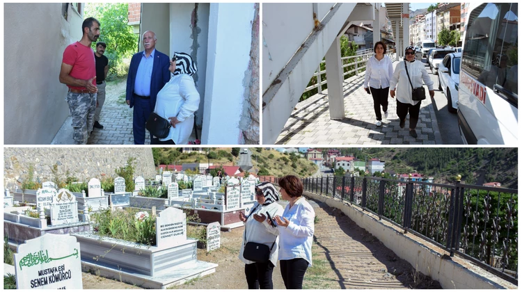 BELEDİYE BAŞKAN VEKİLİMİZ HATİCE IŞIK GÜRÇINAR, TAZİYE ZİYARETİ VE İNCELEMELERDE BULUNDU