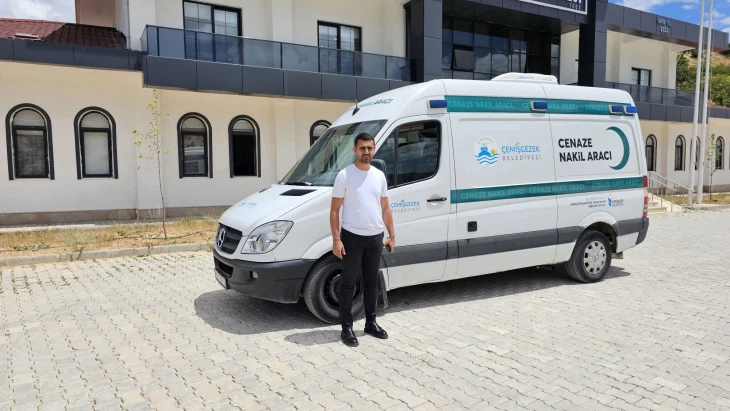 YENİ CENAZE NAKİL ARACIMIZ İLÇEMİZE GELDİ