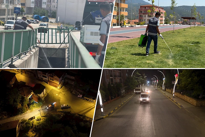 Karabük Belediyesi Tüm Mahallelerde İlaçlama Çalışmalarını Yoğunlaştırdı