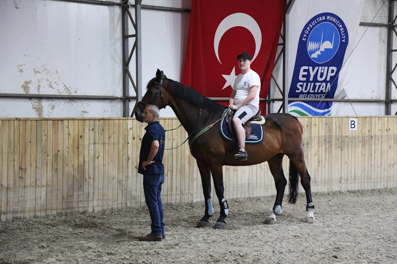 Özel çocuklara unutulmaz binicilik deneyimi