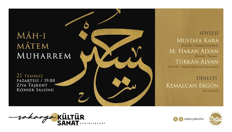 Ziya Taşkent’te Mah-ı Matem Muharrem söyleşi ve dinletisi