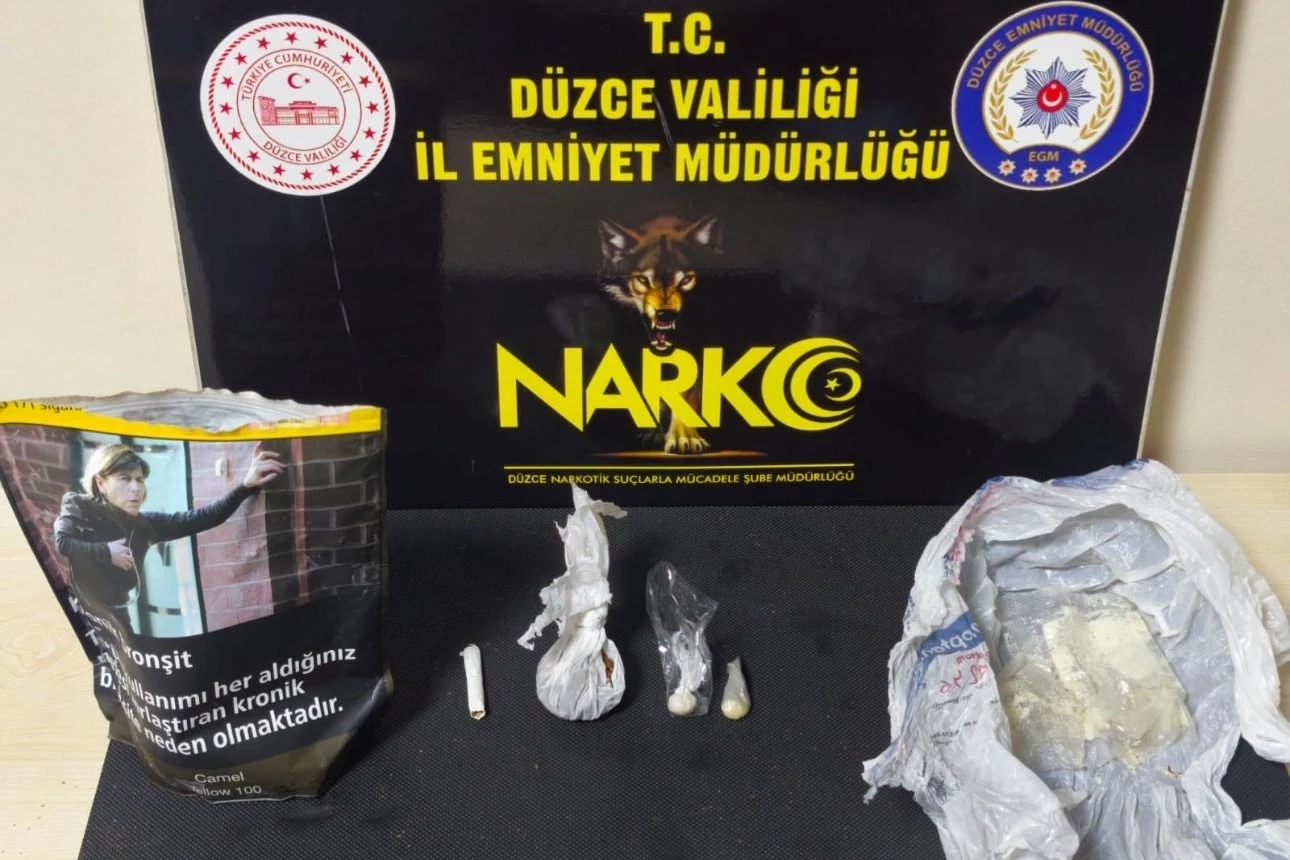 Düzce’de uyuşturucuya 1 tutuklama