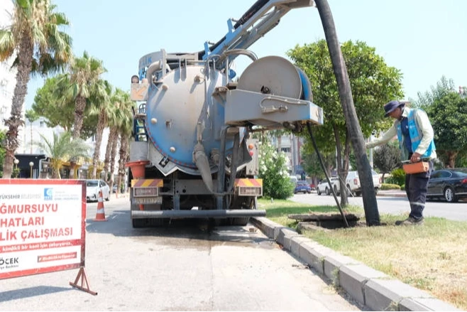 150 kilometrelik yağmursuyu hattında kapsamlı temizlik