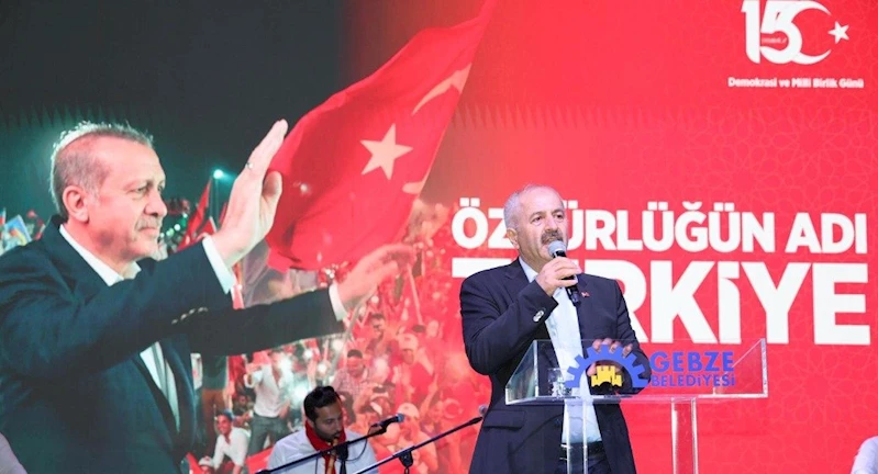 Gebze’de 15 Temmuz Coşkusu