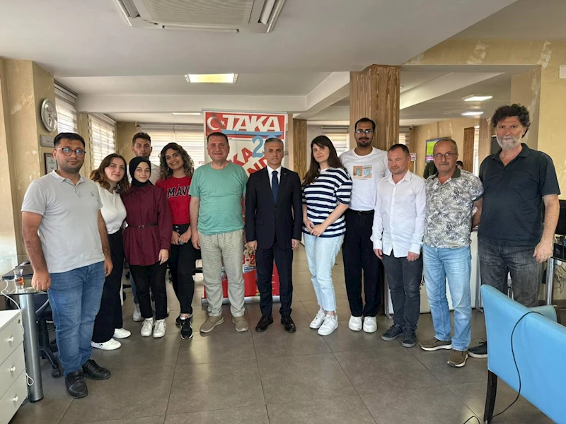 BAŞKANIMIZ TAKA GAZETESİNİ ZİYARET ETTİ