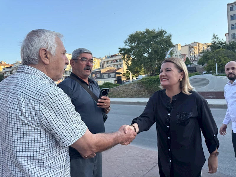 FATMA BAŞKAN’DAN EMEKÇİLERE GÜNAYDIN ZİYARETLERİ DEVAM EDİYOR