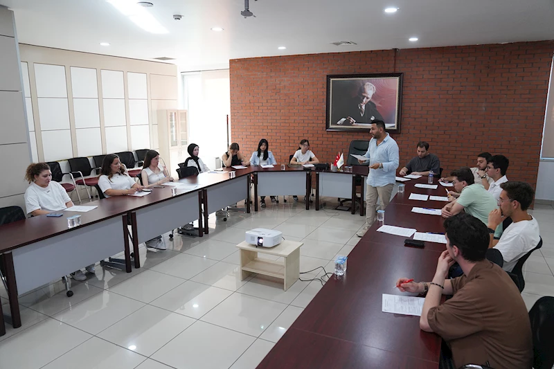 STAJYERLER İŞ GÜVENLİĞİ KONUSUNDA BİLGİLENDİRİLDİ