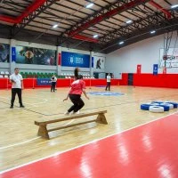 Zabıta olmak için parkurda ter döktüler