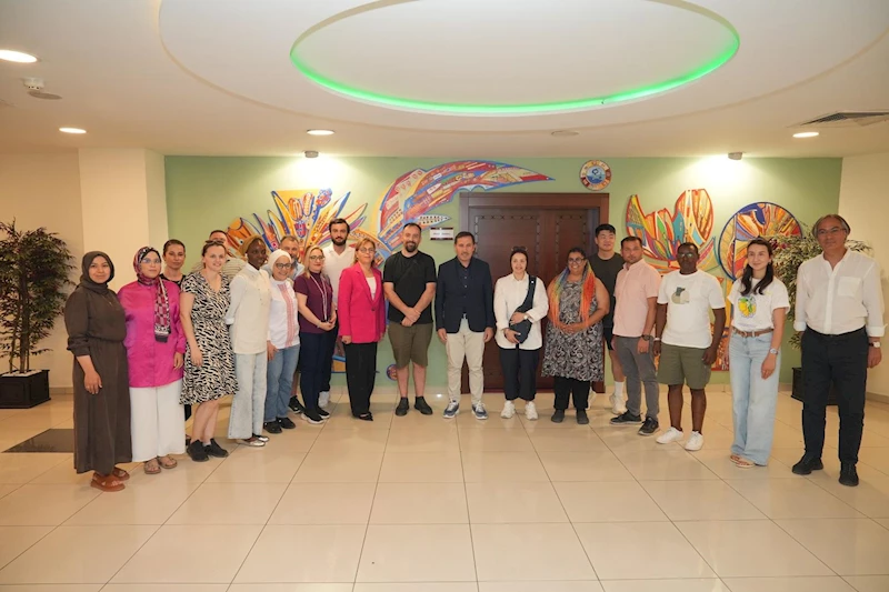 YABANCI GASTRONOMİ ÖĞRENCİLERİNDEN BAŞKAN KILCA’YA ZİYARET