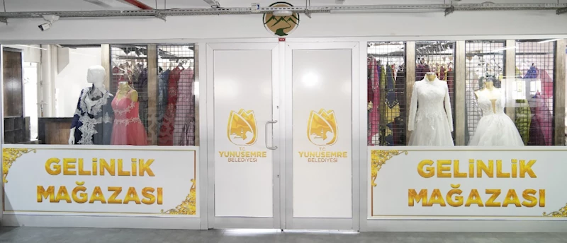 YUNUSEMRE’DE GELİNLİK MAĞAZASI HİZMETİ SÜRÜYOR