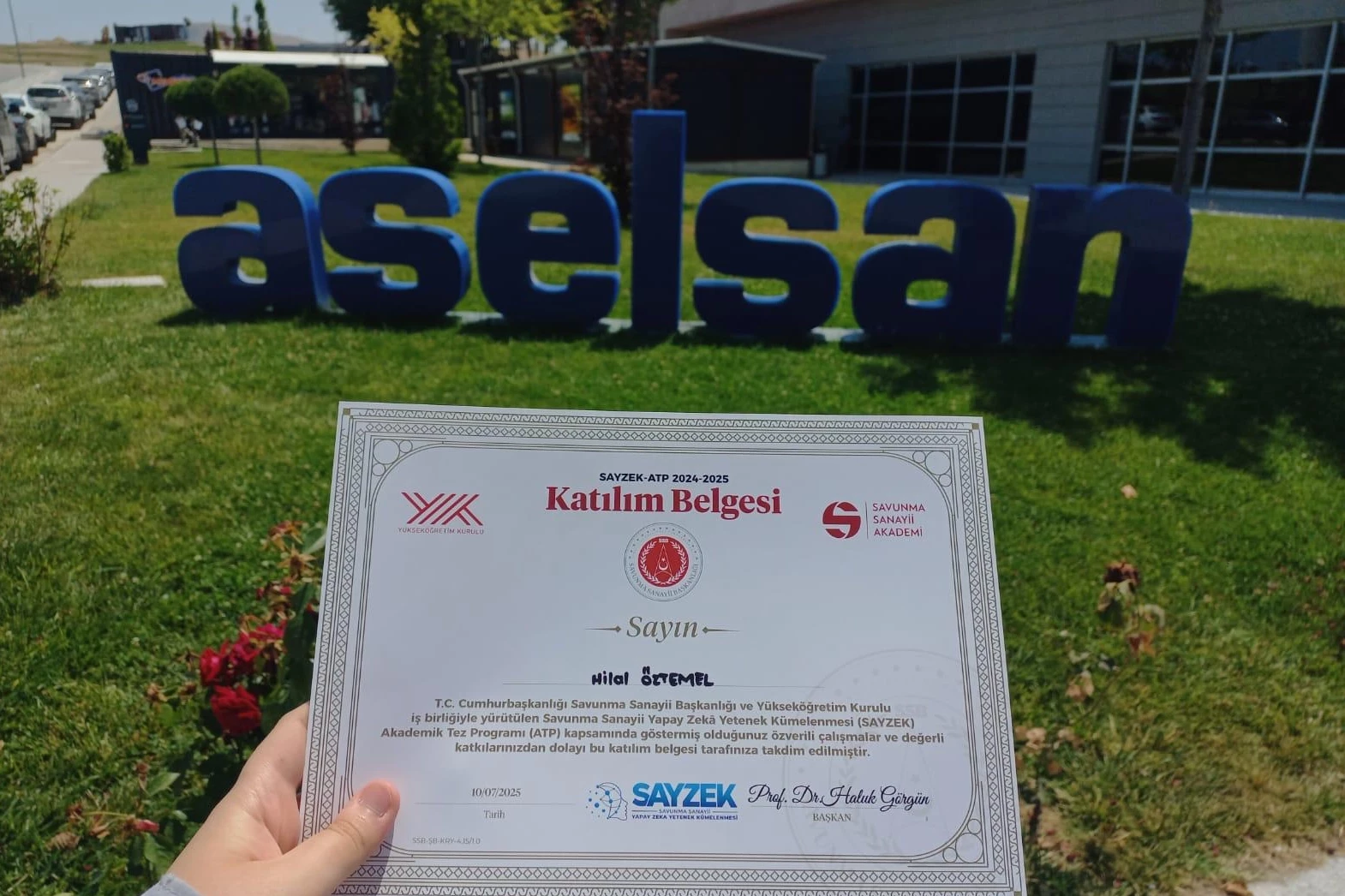 Yapay Zekâ Mühendislerinin tezi ASELSAN