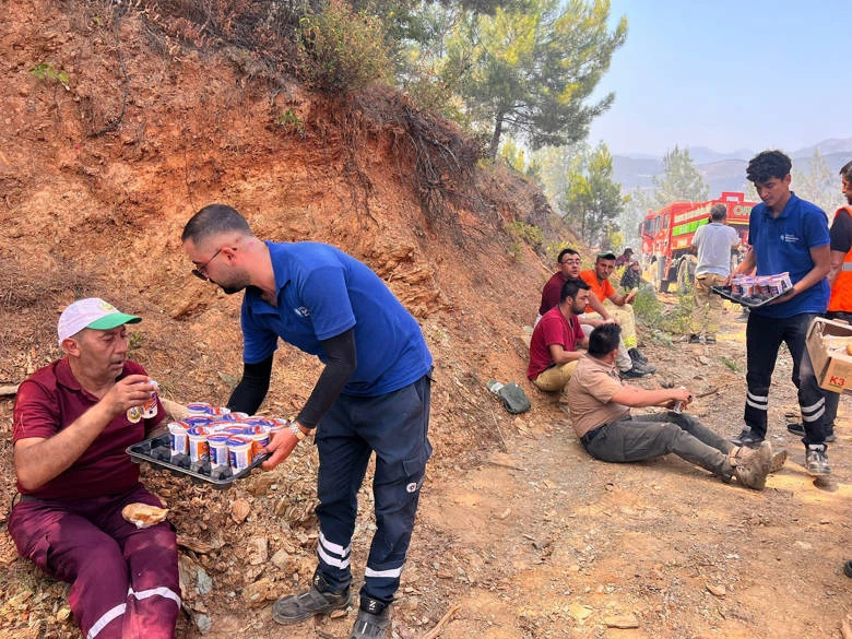 Gazipaşa yangını için Büyükşehir seferber oldu