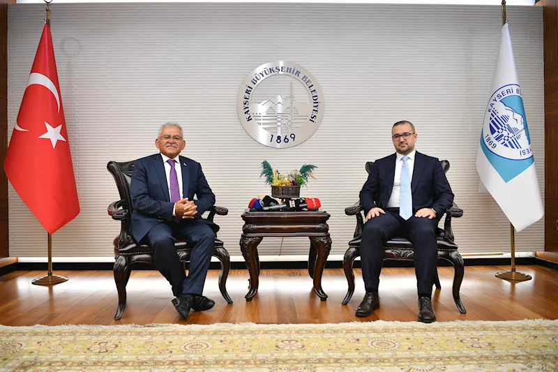 Başkan Büyükkılıç, Merkez Bankası Başkanı Karahan’ı Makamında Ağırladı