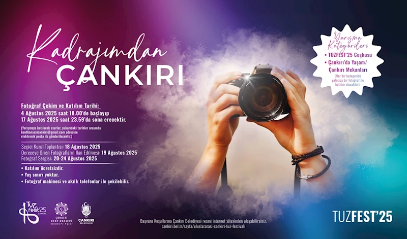 TUZFEST’25 Kadrajımdan Çankırı 4 Ağustos’ta Başlıyor