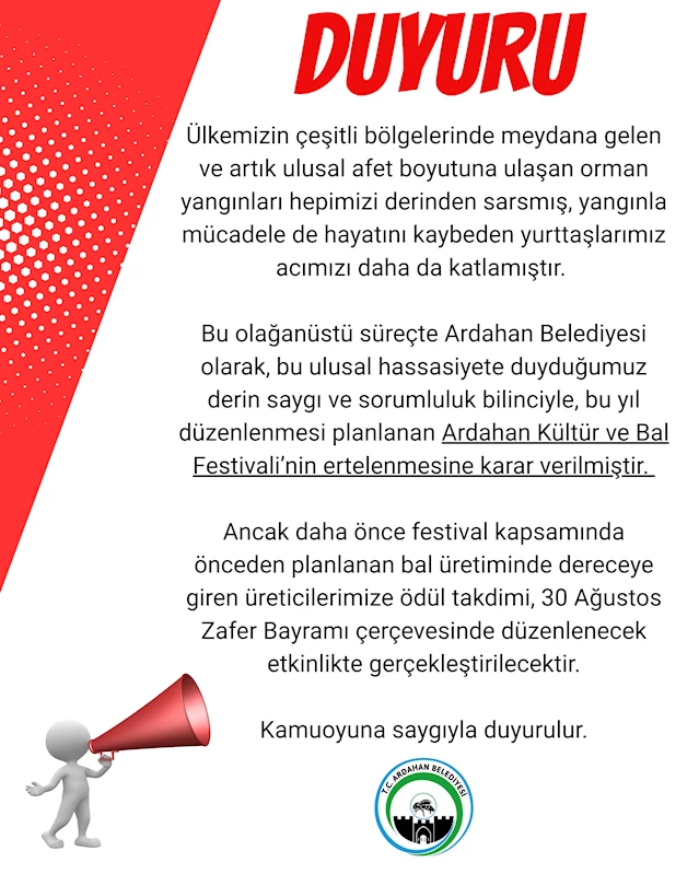 KAMUOYUNUN DİKKATİNE!