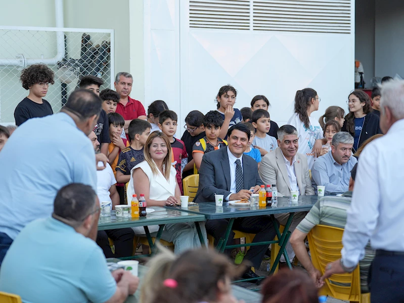 BAŞKAN YILMAZ’DAN OSMANGAZİ MAHALLESİ’NE ZİYARET