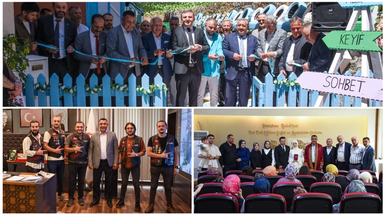 BAŞKANIMIZ, İŞYERİ AÇILIŞINA KATILDI, ZİYARETÇİLERİNİ KABUL ETTİ, NİKAH KIYDI