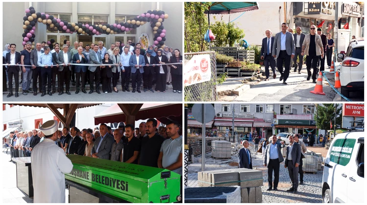 BAŞKANIMIZ, İŞYERİ AÇILIŞINA, CENAZE TÖRENİNE KATILDI, KALDIRIM GENİŞLETME ÇALIŞMALARIN İNCELEDİ