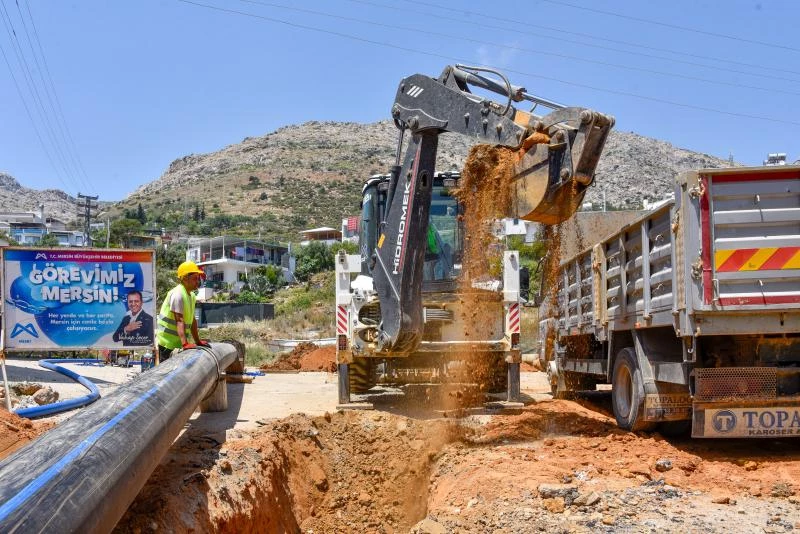 MESKİ, Aydıncık İlçesinin İçme Suyu Altyapısını Yeniliyor