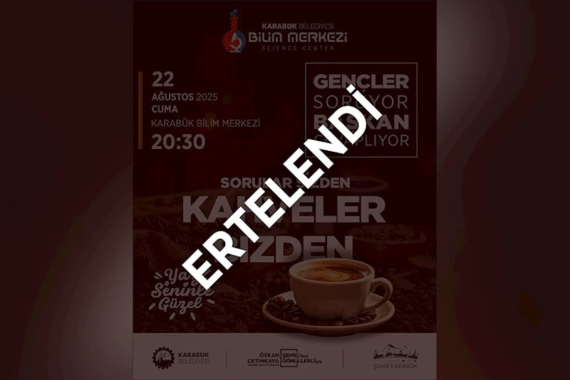 Gençler Soruyor Başkan Cevaplıyor Etkinliği İleri Bir Tarihe Ertelenmiştir