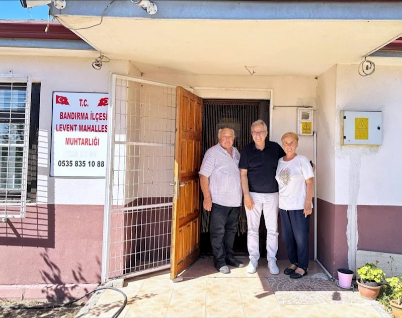 LEVENT MAHALLESİ’NDE ÇALIŞMALAR İÇİN MUHTARIMIZ İLE İSTİŞARE ETTİK