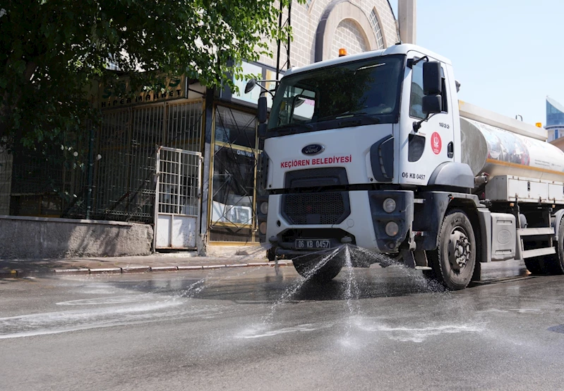 Keçiören’de geniş kapsamlı temizlik seferberliği