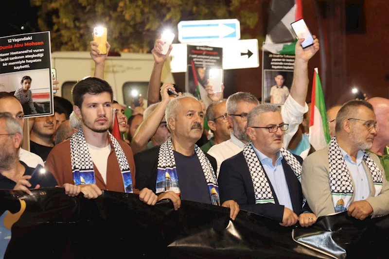 GEBZEDEN GAZZEYE DESTEK YÜRÜYÜŞÜ