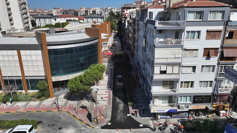 Büyükşehir Merkezde Yolları Yeniliyor