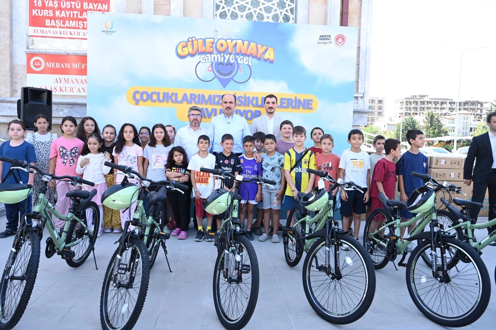 Konya’da 12 bin çocuk bisikletine kavuştu