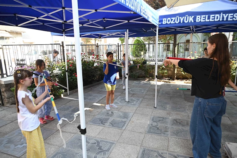 -SANATEVİ YAZ ATÖLYELERİ SOSYAL SİRK ATÖLYESİ İLE DEVAM ETTİ