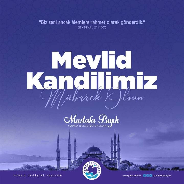 MEVLİD KANDİLİNİZ MÜBAREK OLSUN