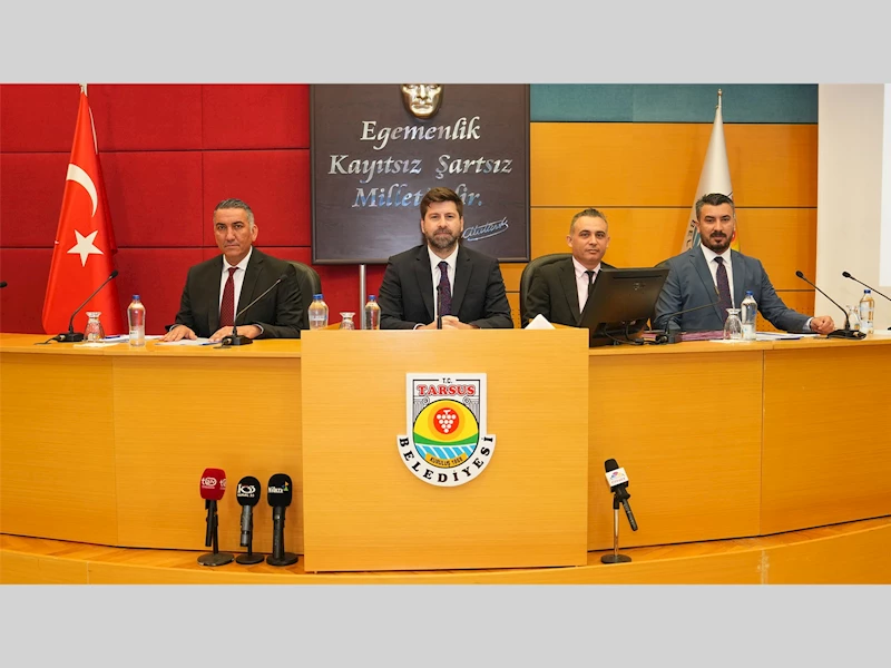 TARSUS BELEDİYESİ EYLÜL AYI OLAĞAN MECLİS TOPLANTISI GERÇEKLEŞTİ