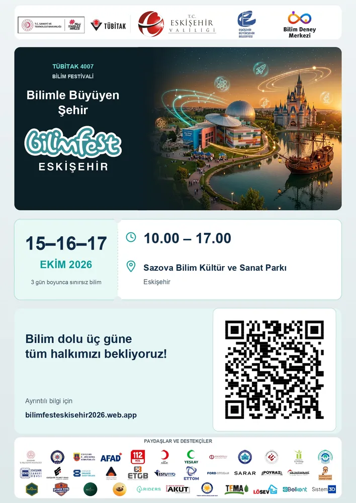 TÜBİTAK Bilim Festivali Afyonkarahisar'da Düzenleniyor