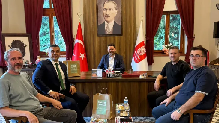 Kırklareli Ticaret ve Sanayi Odası Başkan Adayı Erdinç Nişikli'den Ziyaret