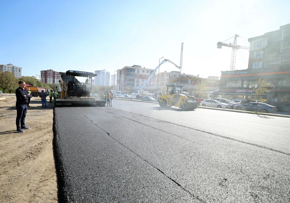 Çerkezköy'de Kartaltepe Önündeki Otoparkta Asfalt Çalışmaları Tamamlandı