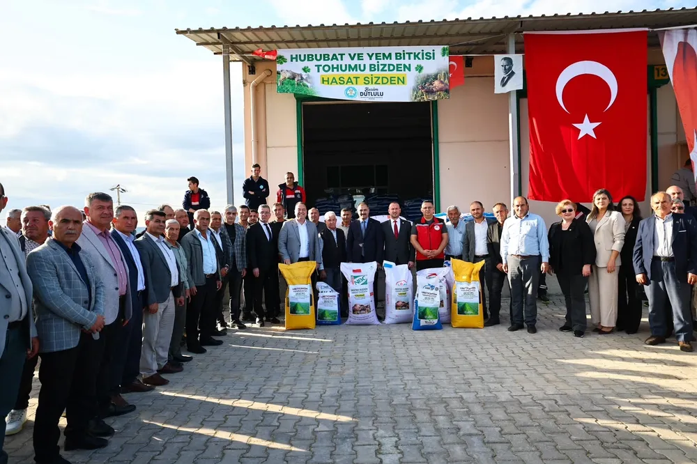 Manisa'da Tarımsal Üreticiye Tohum ve Yangınla Mücadele Desteği