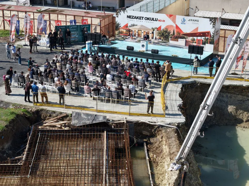 Bağcılar'da Nezaket Okulu İçin Temel Atıldı