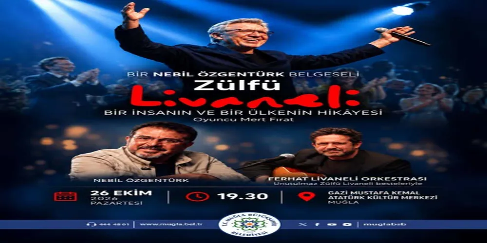 Zülfü Livaneli’nin Sanat Yolculuğu Muğla’da İzleyiciyle Buluşuyor