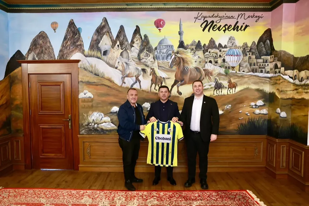 Fenerbahçe heyetinden Nevşehir Belediyesi'ne anlamlı ziyaret